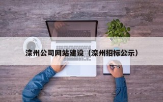 新安滦州公司网站建设（滦州招标公示）